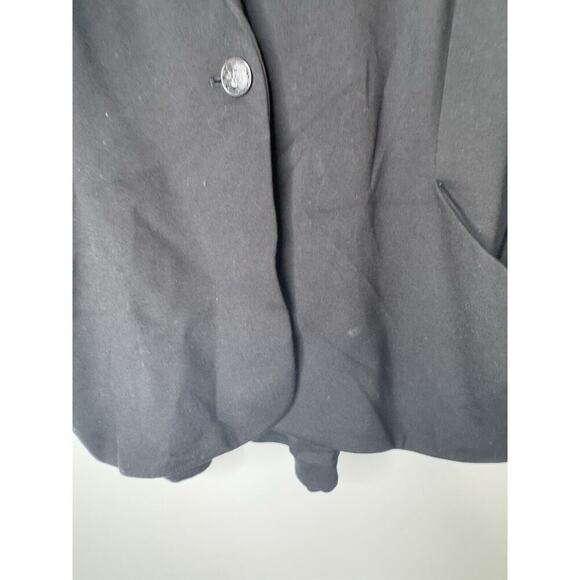 Chicos Ribbed Knit Single Button Blazer Jacket Black Size 3 (16) XL Jacket - Picture 2 of 12